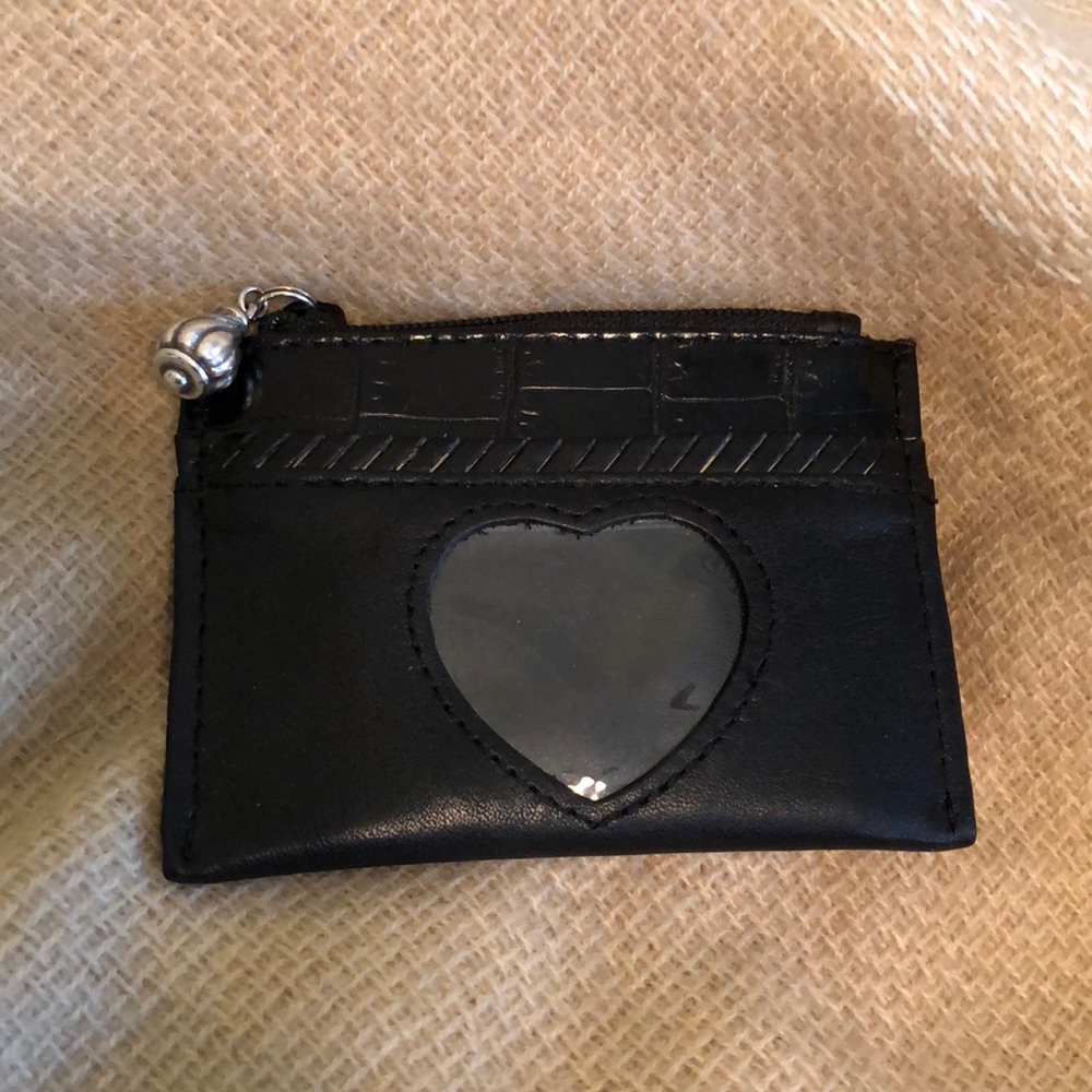 Vintage Black Brighton Slim Wallet